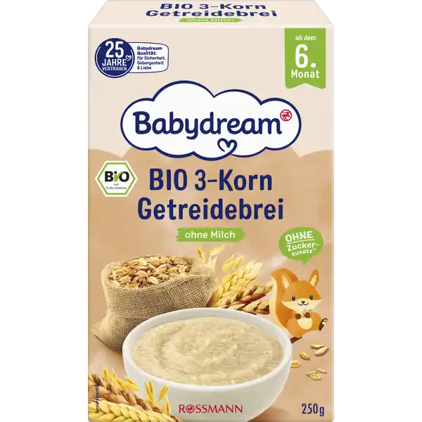 Bio 3-Korn Getreidebrei