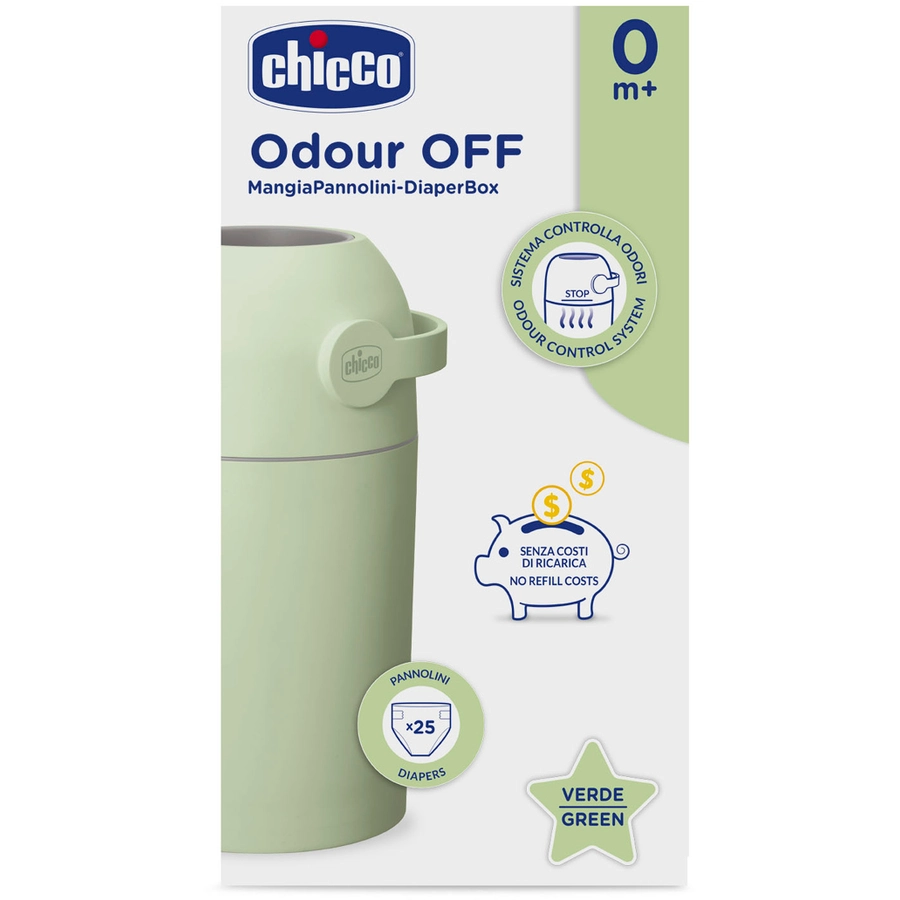chicco Windeleimer Odour Off in grün
