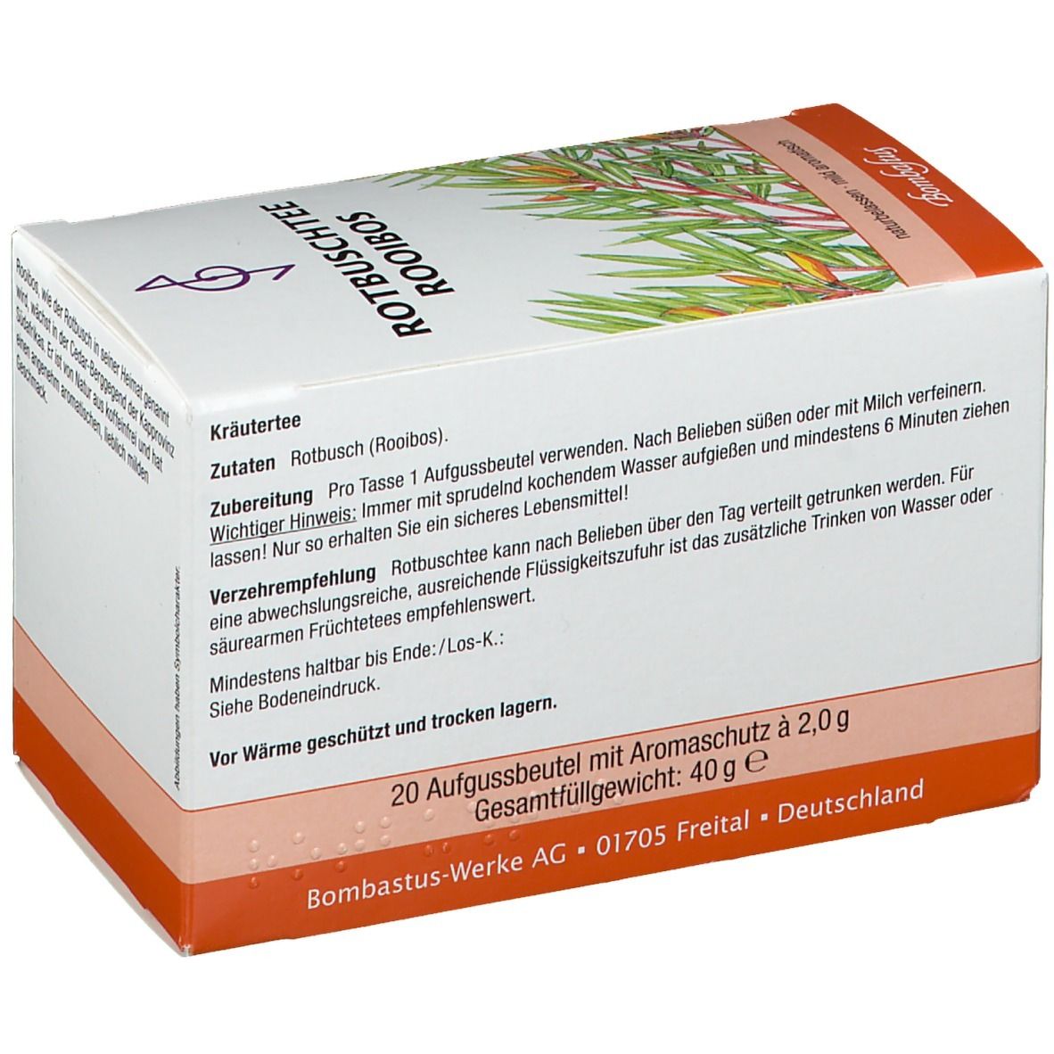 Bombastus Rotbuschtee / Rooibos