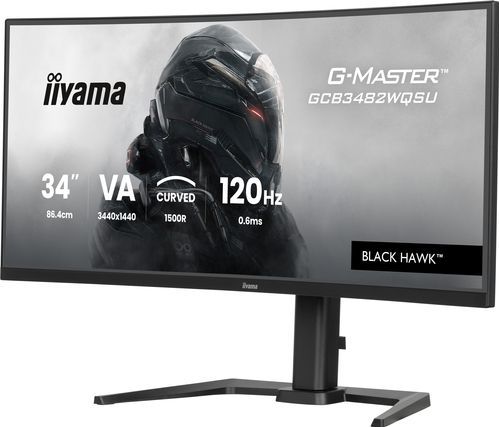 Iiyama - G-Master GCB3482WQSU-B1 - Gaming Monitor - Zwart - Ultra Wide - 34 Inch