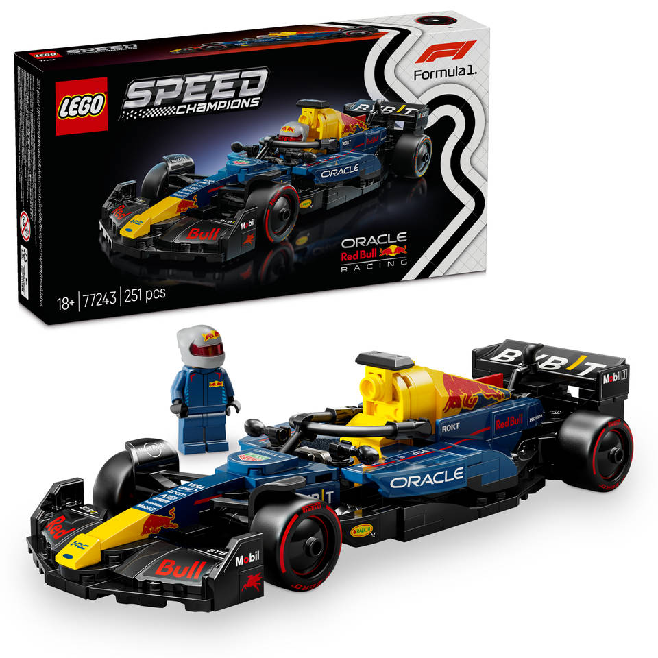 LEGO Speed Champions Oracle Red Bull Racing RB20 F1 racewagen 77243