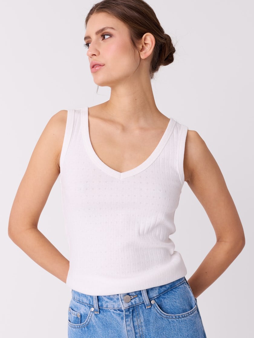 Vilma singlet Bright White