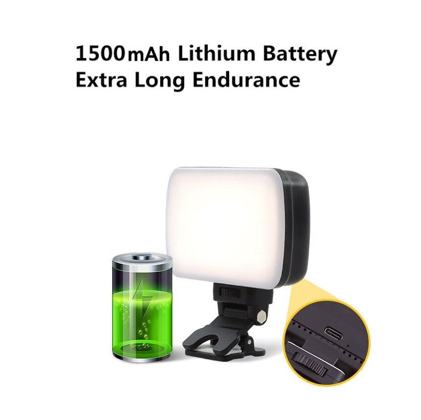 HOMTEC - Oplaadbare / USB-aangedreven clip-on LED-lamp