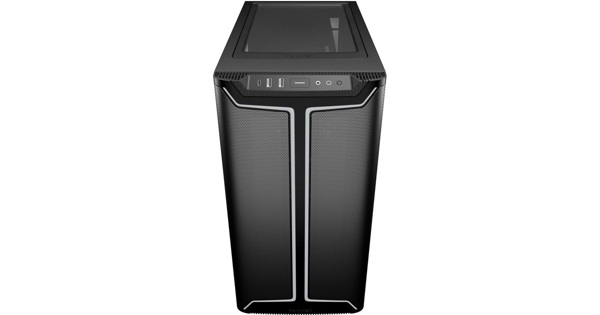 be quiet!PURE BASE 501 DX midi tower behuizing  (Zwart | 2x USB-A | 1x USB-C | RGB | Tempered Glass)