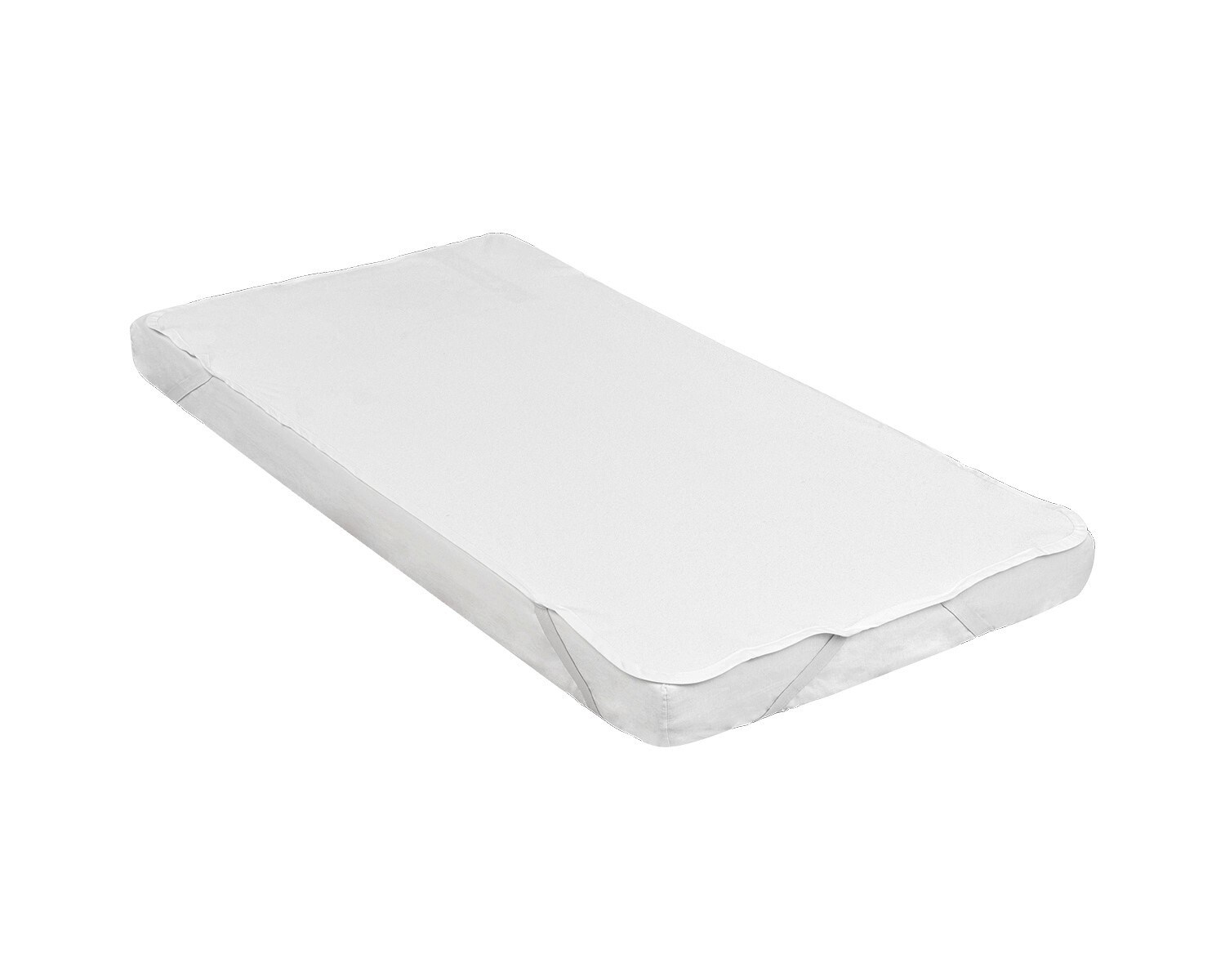 Kikkaboo Babybett-Matratzenschoner 80 x 50 cm wasserdicht waschbar Gummibänder