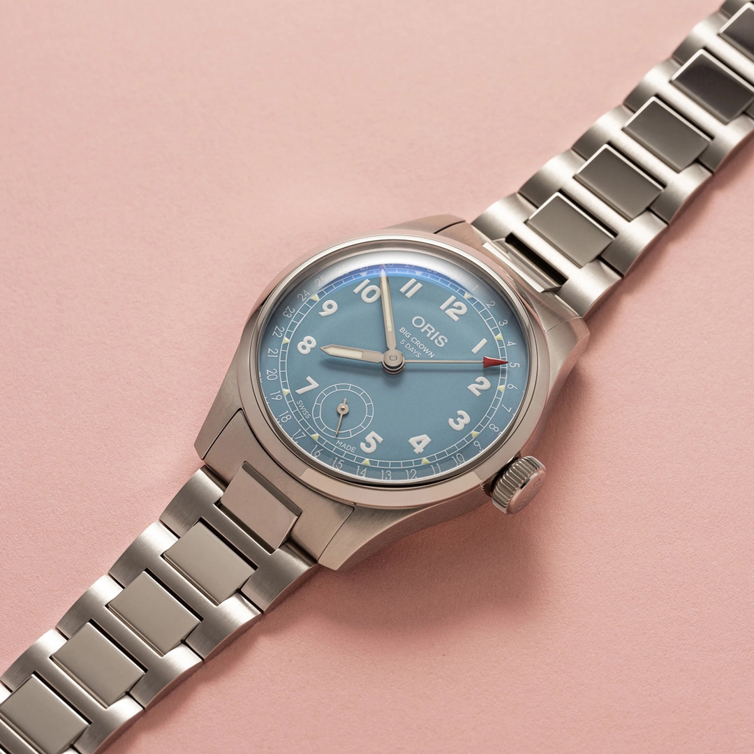 Oris Big Crown Pointer Date Calibre 473 Hellblau