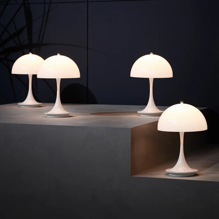 Louis Poulsen - Panthella 160 Portable Akku LED-Tischleuchte, schwarz