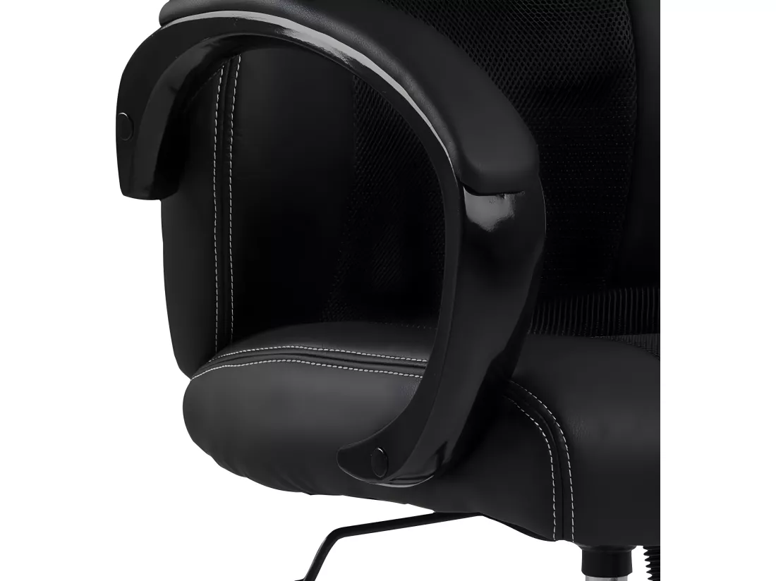 Race chaise de bureau gamer Simili cuir PU noir.