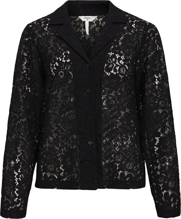 Object OBJIBI THORA L/S SHIRT 132 DIV Black
