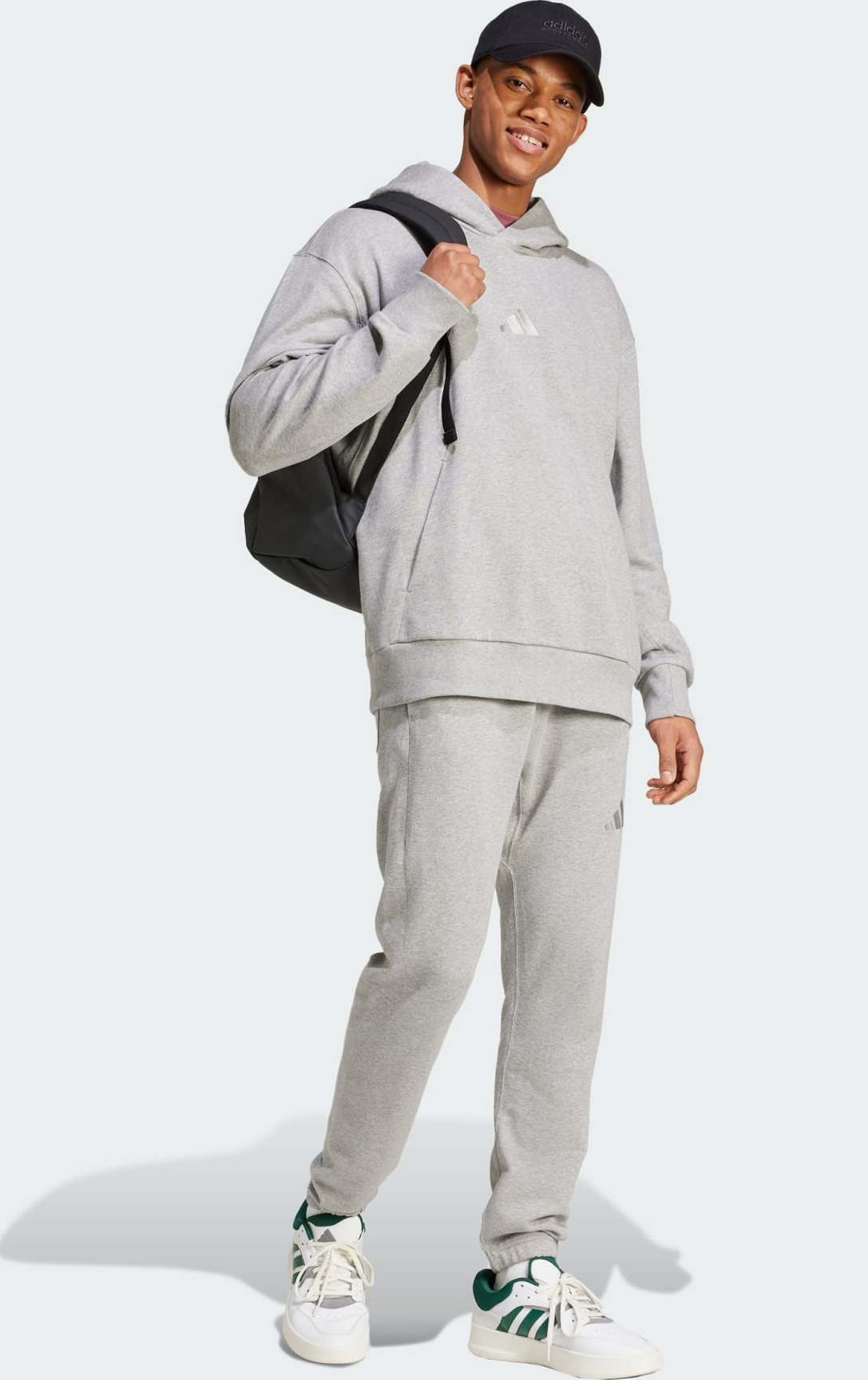 ALL SZN French Terry Hoodie Herre Medium Grey Heather