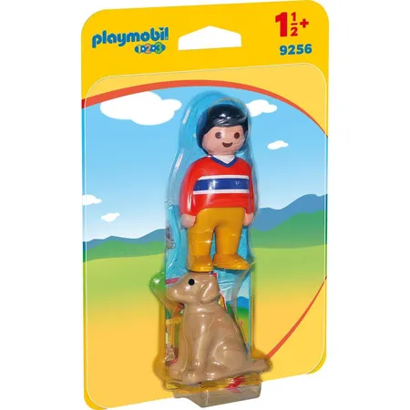 PLAYMOBIL® 9256 1.2.3 9256 Mann mit Hund