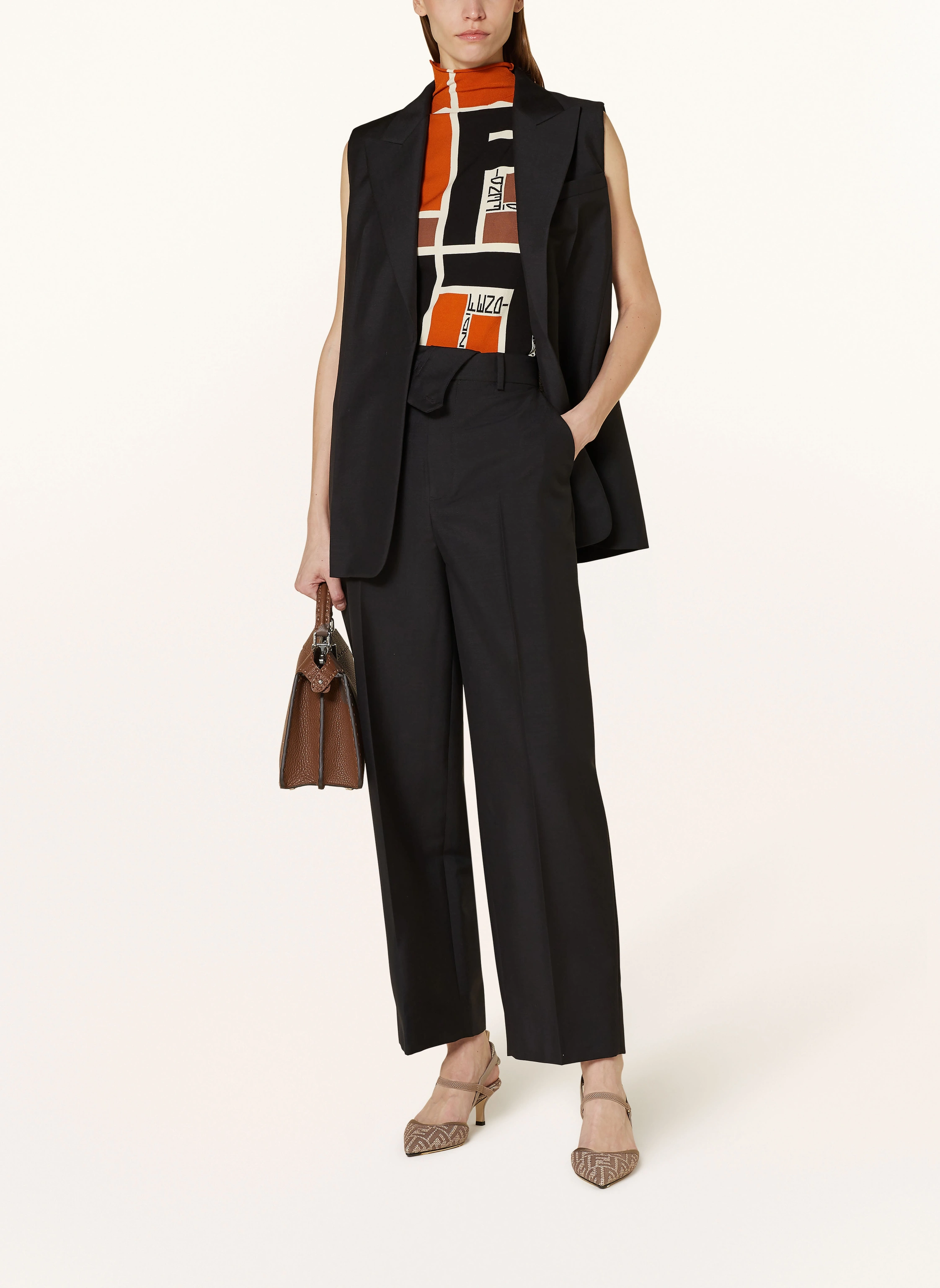 FENDI Hose mit Mohair