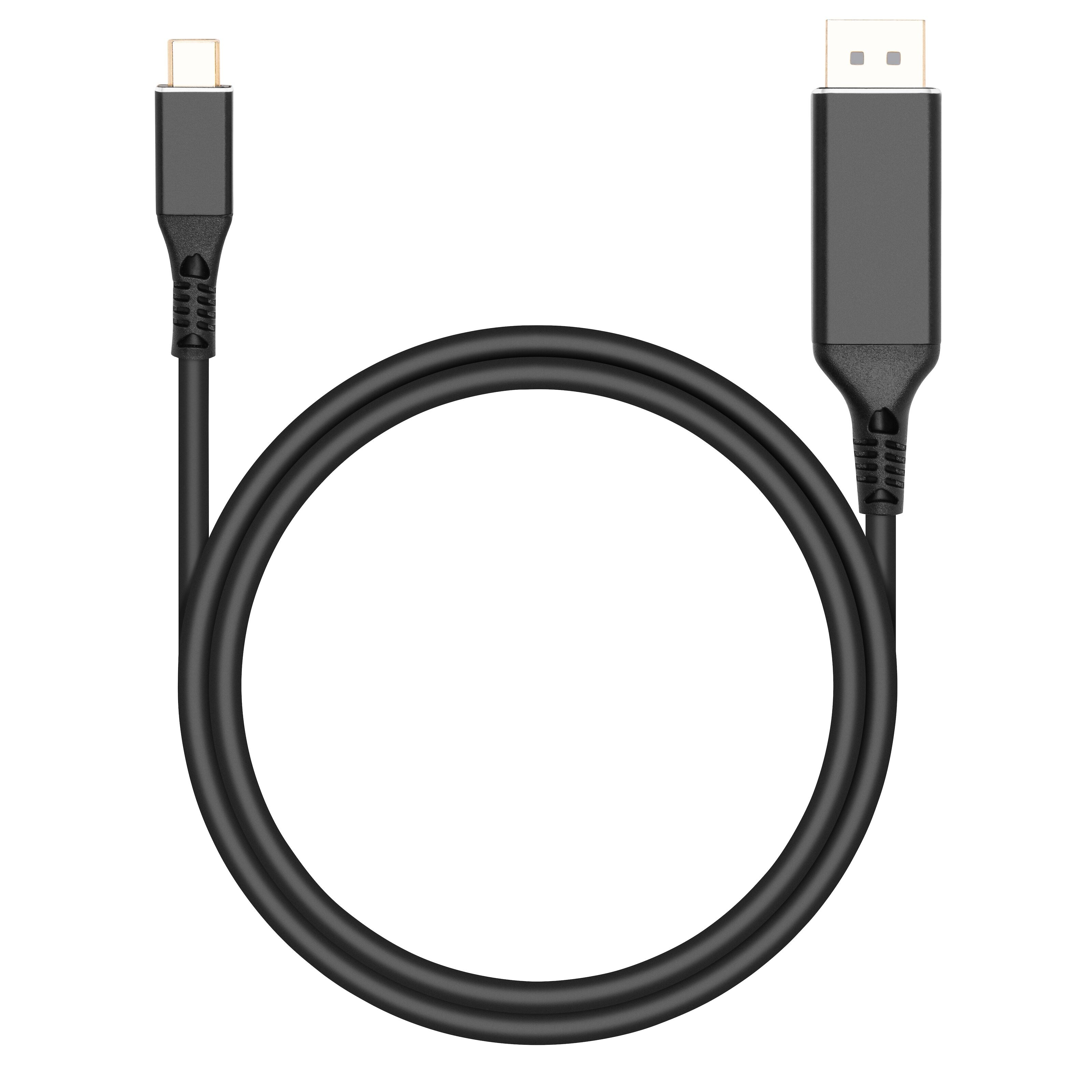 Luxorparts USB-C-kabel til Displayport 1 m