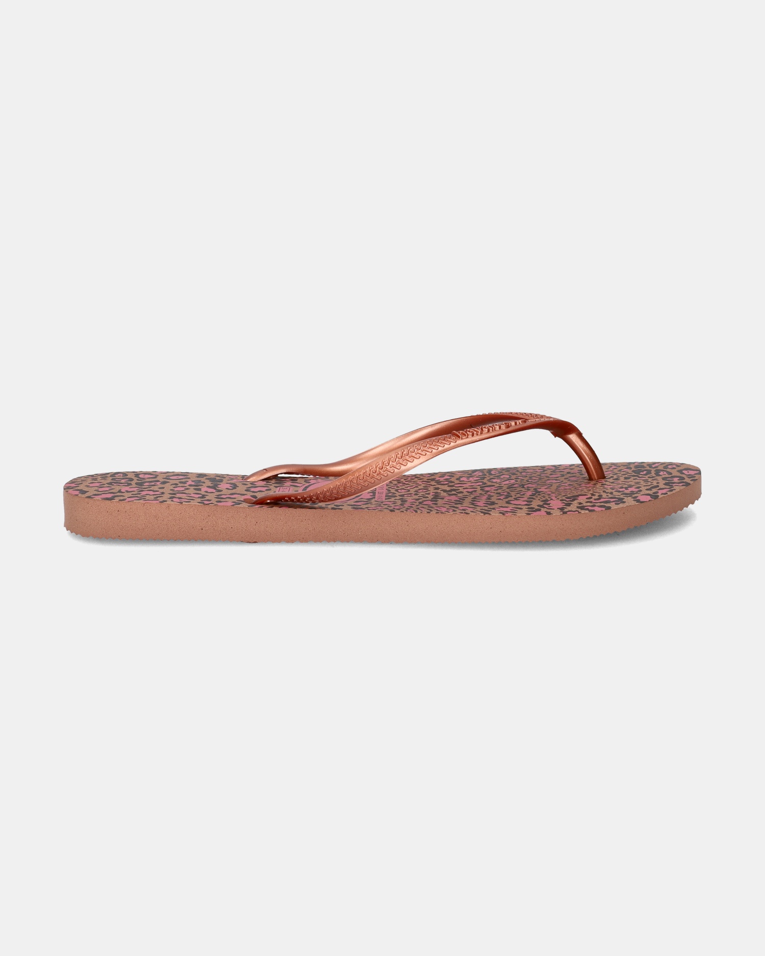 Havaianas Slim Animal Slippers  - rose goud