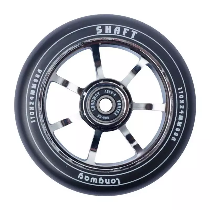 Roue trottinette LONGWAY Shaft Chrome