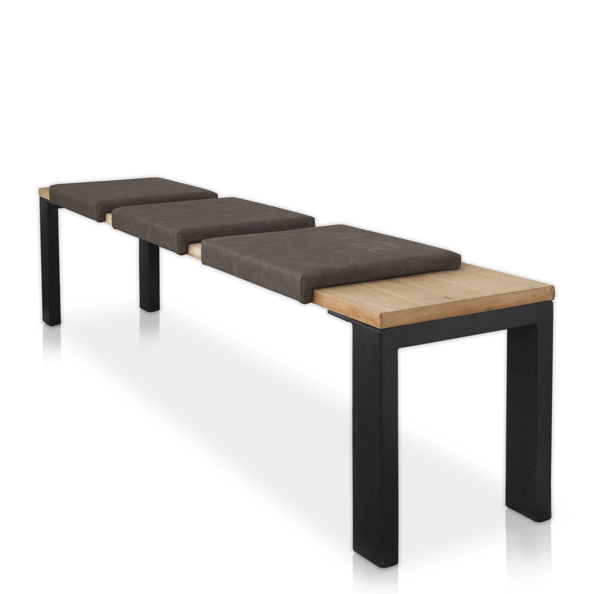 Lycce Klemmkissen / Sitzkissen mit 1 Leiste, Kunstlederbezug