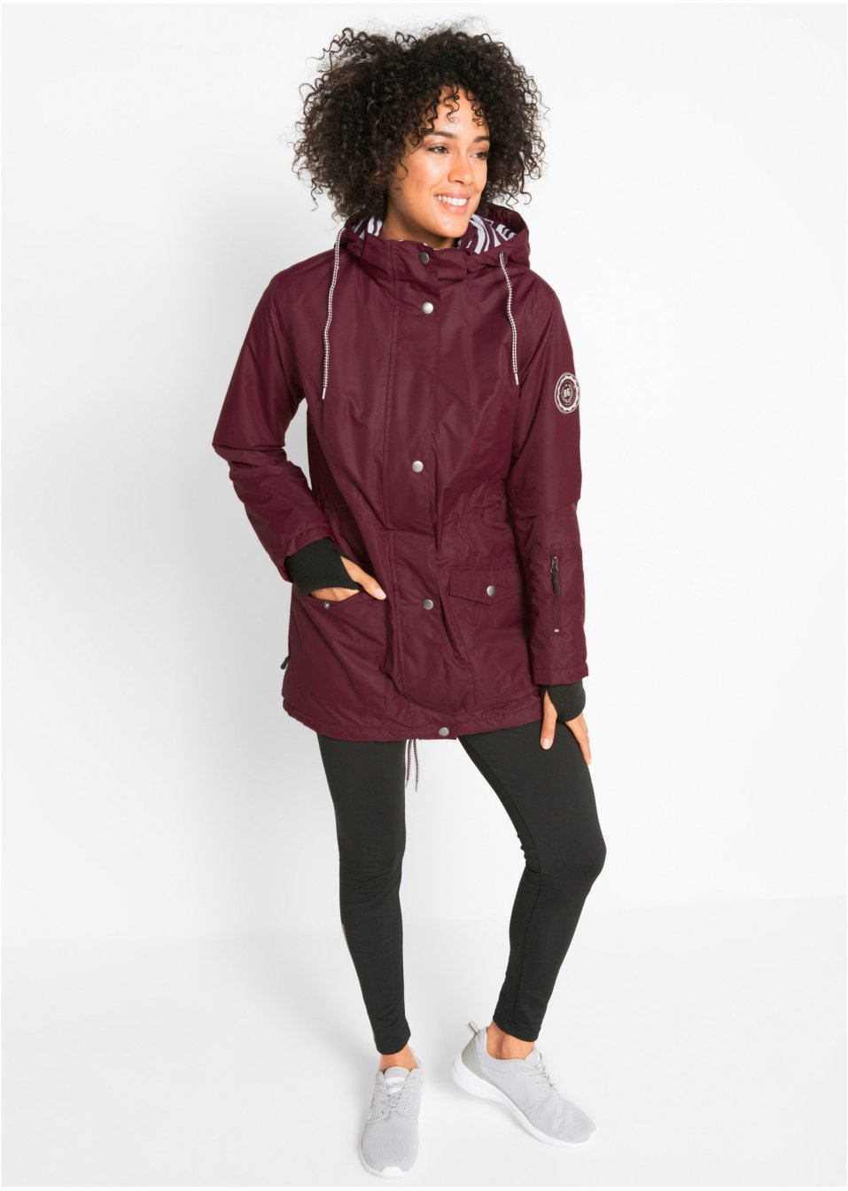 Veste fonctionnelle outdoor avec polyester recyclé
