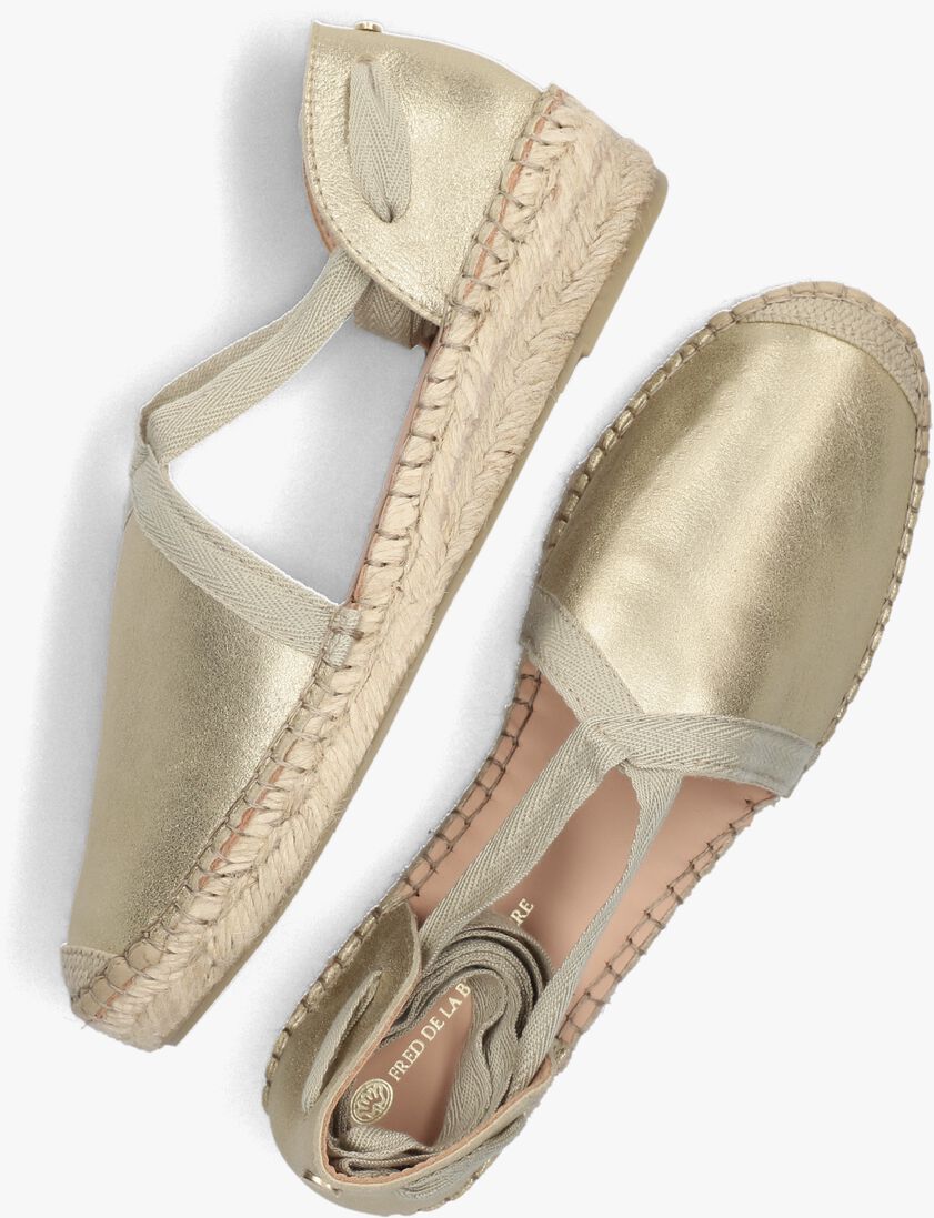 gouden fred de la bretoniere espadrilles romi luz