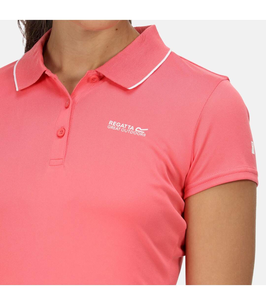 Regatta - Polo manches courtes MAVERICK - Femme (Rose clair) - UTRG4979