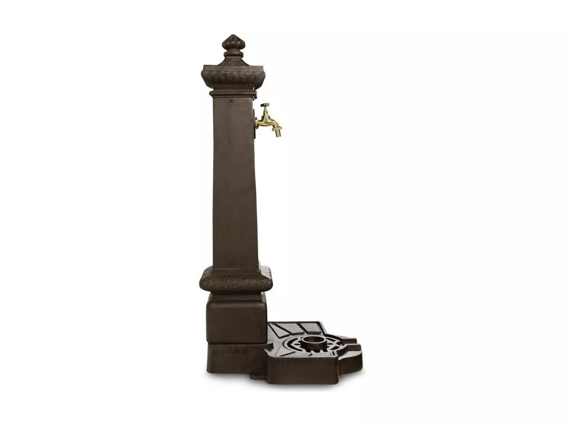 Fontaine de jardin Aluminium Marron - Décoration d'Autrefois