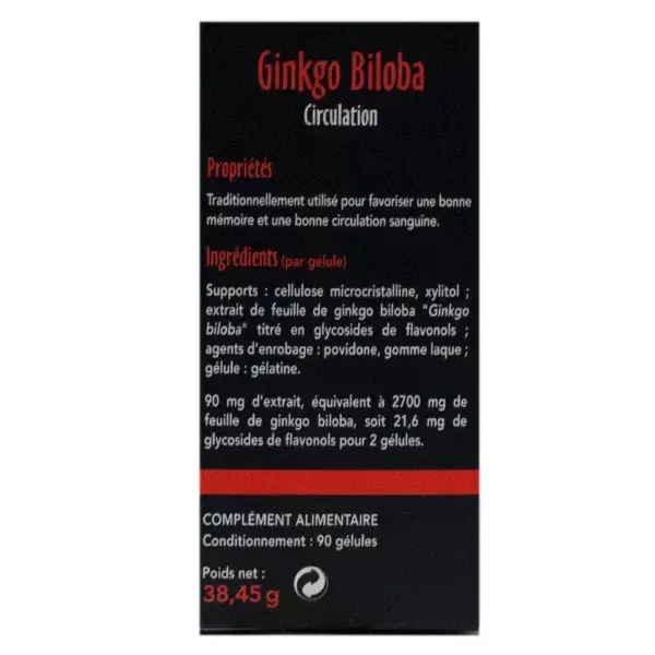 SID Nutrition Phyto Classics Ginkgo Biloba 90 cápsulas