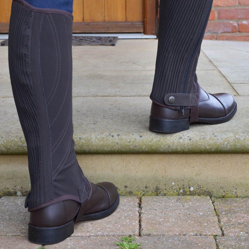 HY Equestrian Synt Nbck Chps Jn99