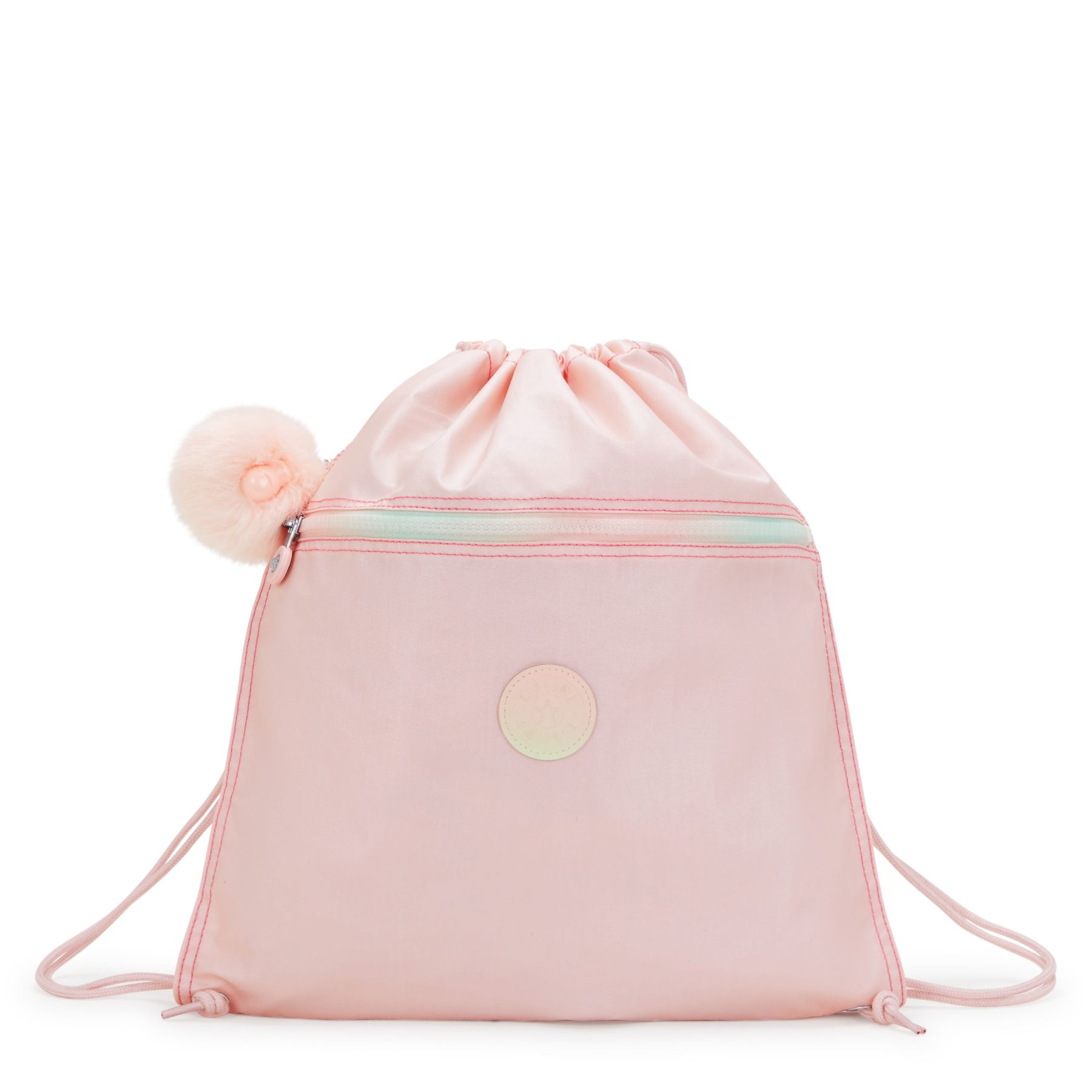 SUPERTABOO Sac moyen avec cordon de serrage - Blush Metallic