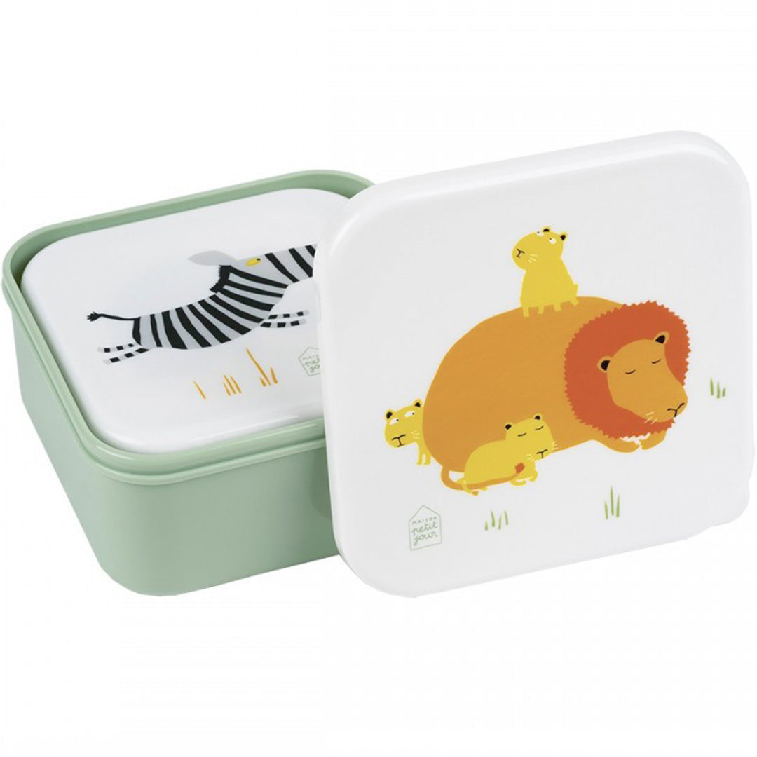 maison petit jour snackdoosjes de savanne - 3st