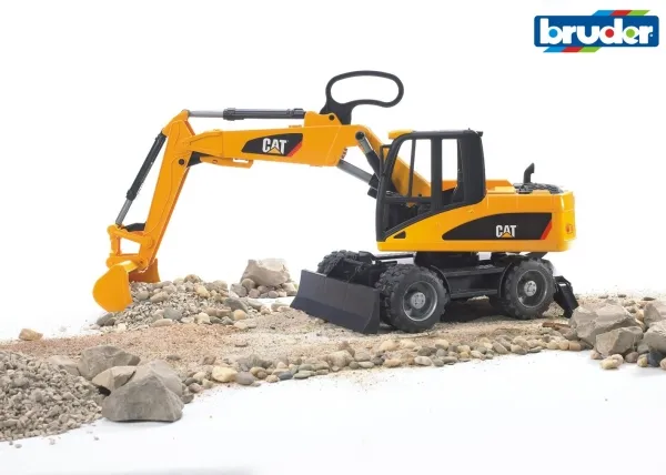Bruder CAT Wheel excavator toy