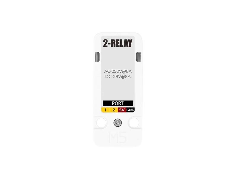 M5Stack Relais Modul 2-Kanal SPST Relais Modul mit 2x 8A Relais