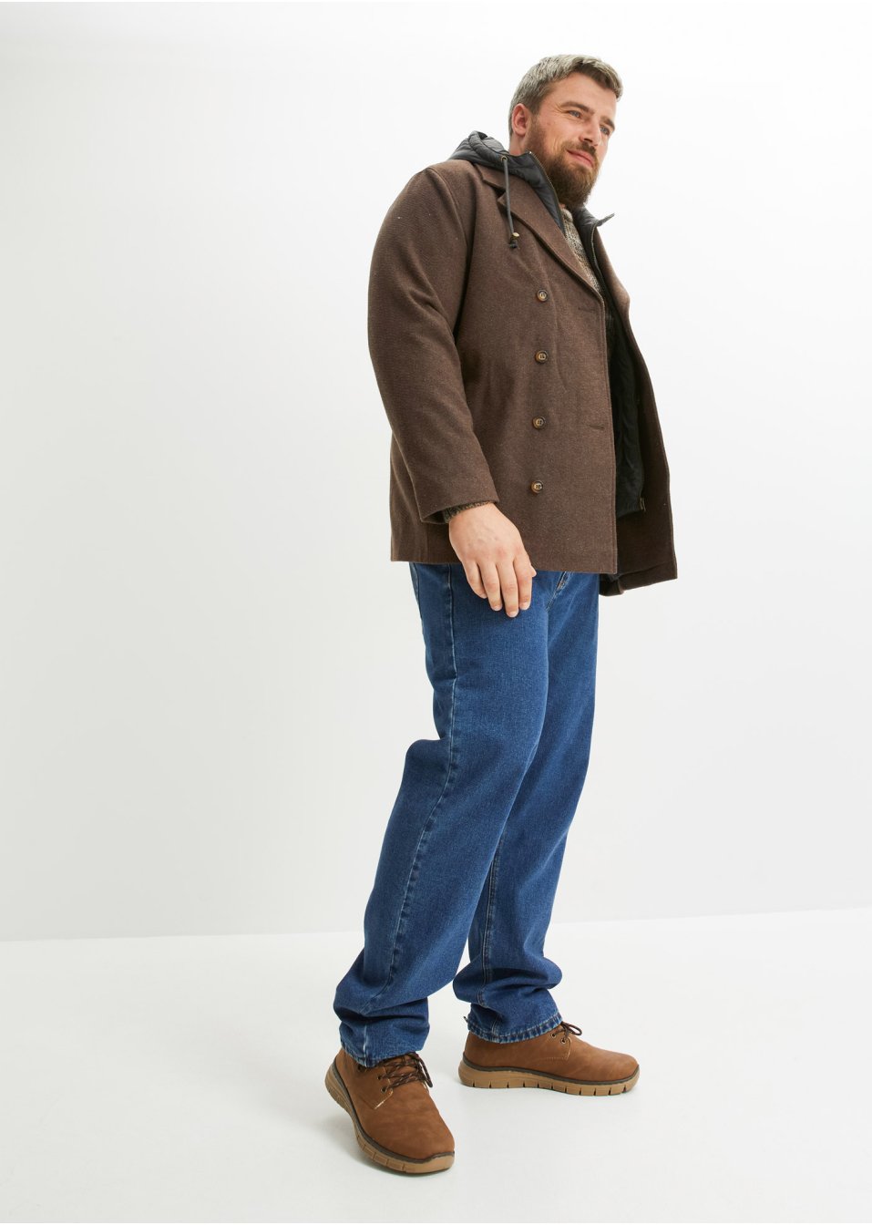 Veste caban d'hiver style 2 en 1
