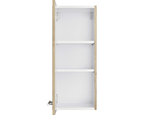 Optifit wandkast Erik290 BxDxH 30x34,9x70,4 cm wild eiken structuur mat gedemonteerd scharnier omkeerbaar (links of rechts te monteren)