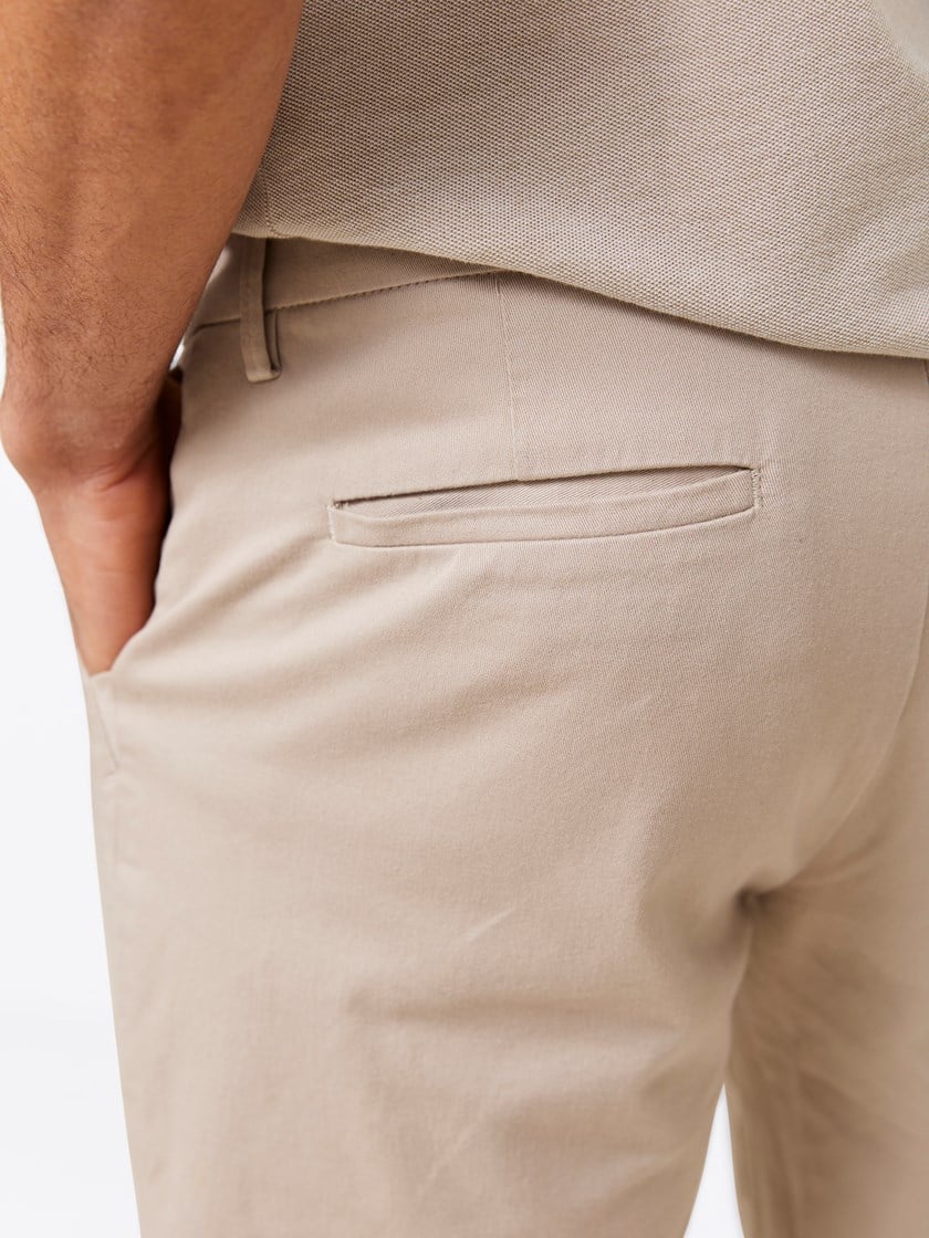 Liam twill chino Plaza Taupe
