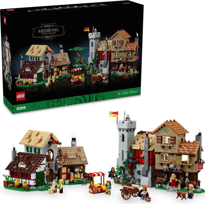 LEGO Icons Middeleeuws stadsplein - 10332