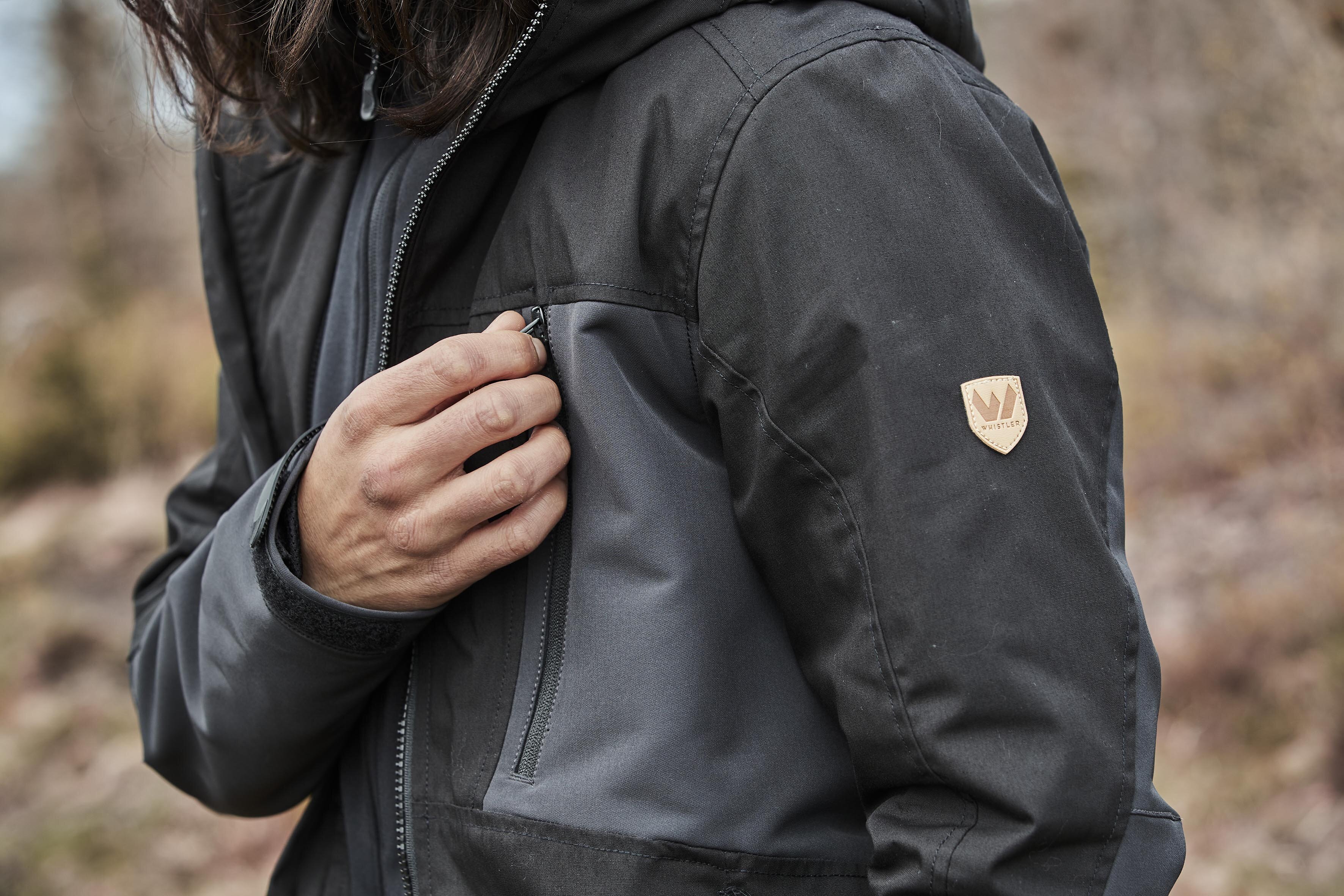 Whistler Eldon Jacket, Herre<br>Turjakke i behagelig softshell