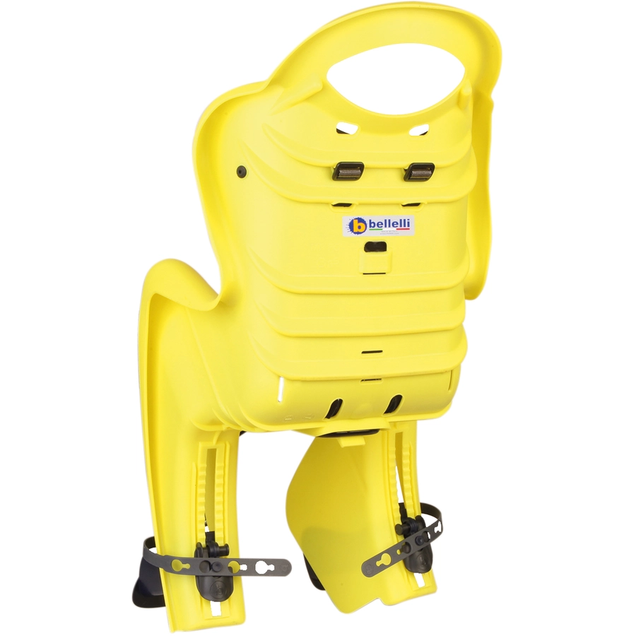 BELLELLI Kindersitz Fahrrad Mr Fox B-fix Frame mount Yellow HI VIZ