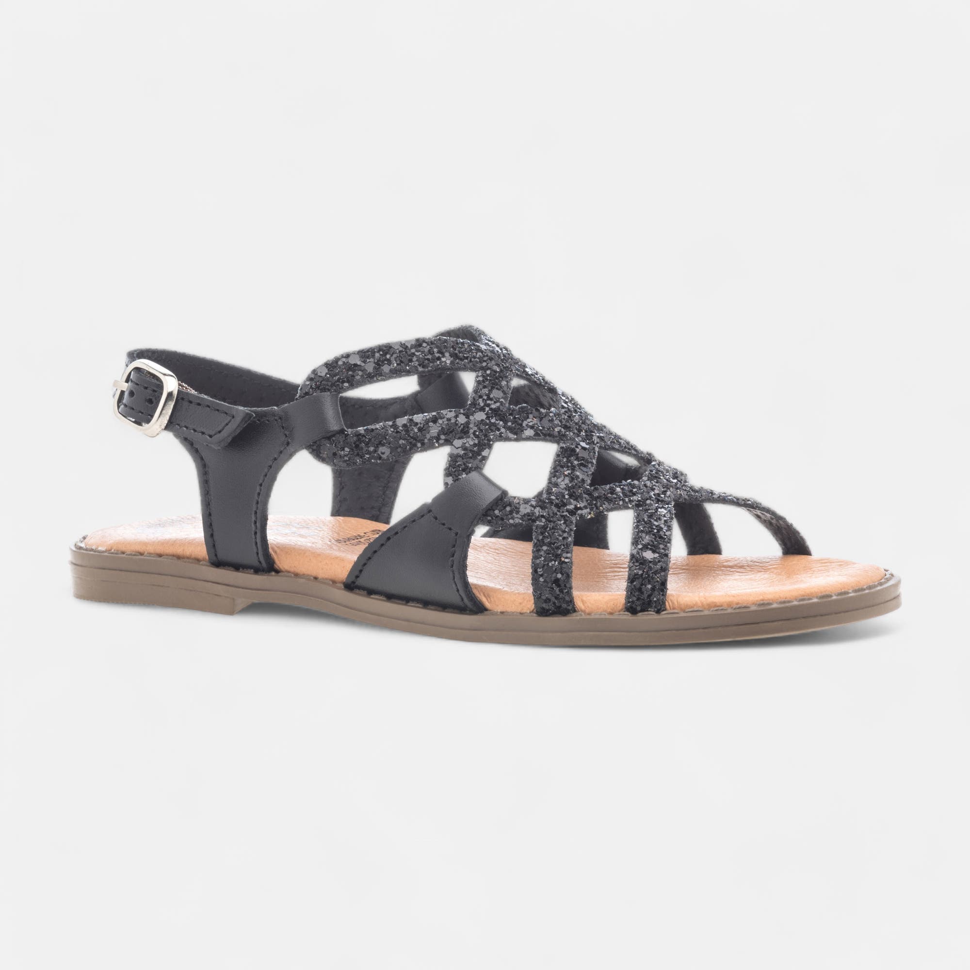 Nu-pieds Fille noir