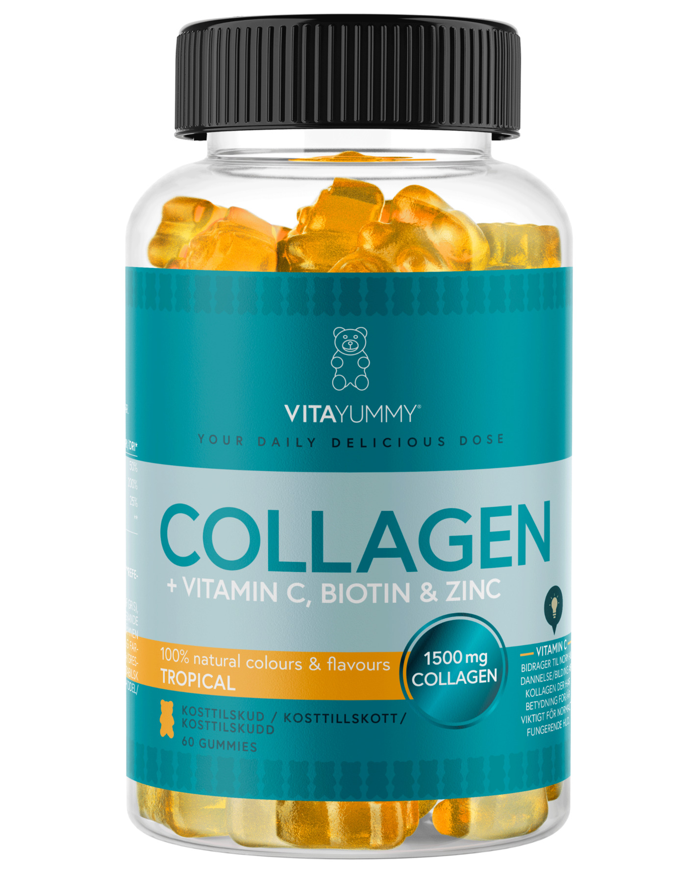 VitaYummy Collagen Tropical 60 stk.