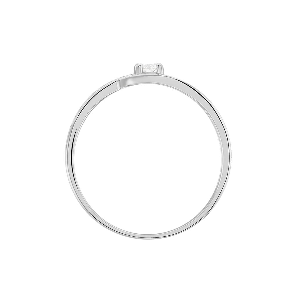 Bague Solitaire Vassilissa Or Blanc Diamant