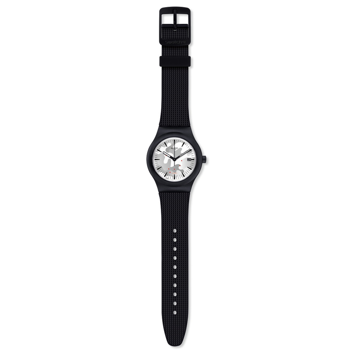 Montre Swatch Irony homme plastique silicone noir