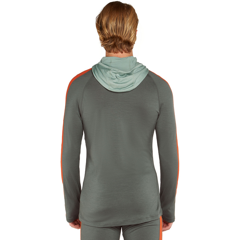 Icebreaker Herren 200 Sonebula Half Zip Hoodie Longsleeve