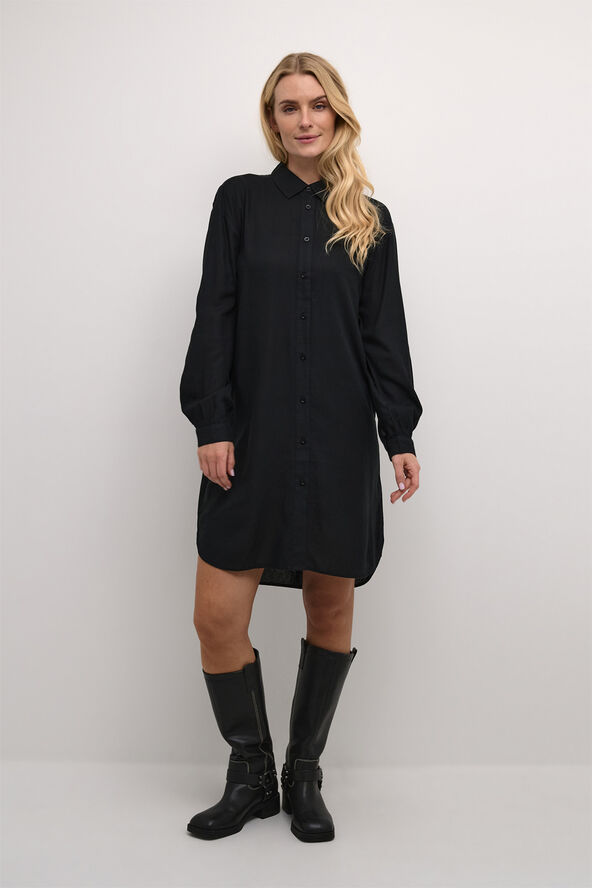 Kaffe KAmilia Shirt Dress Black deep
