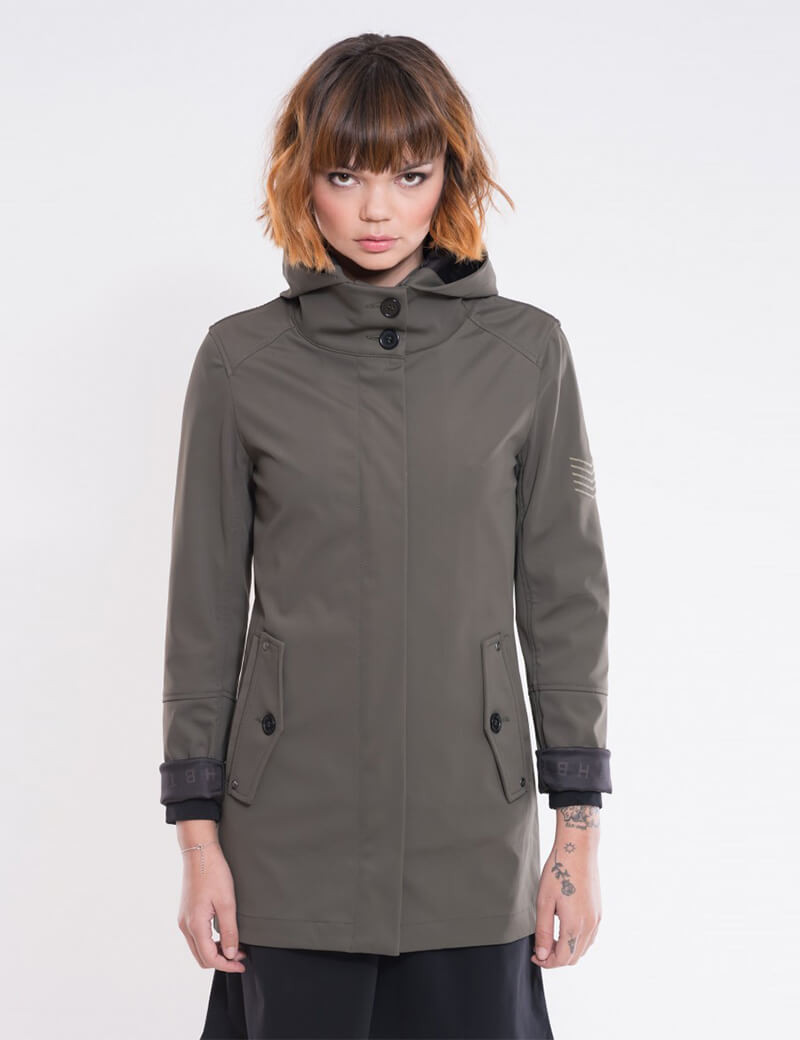 HBT BASICS - CASSIE TRENCH KAKI