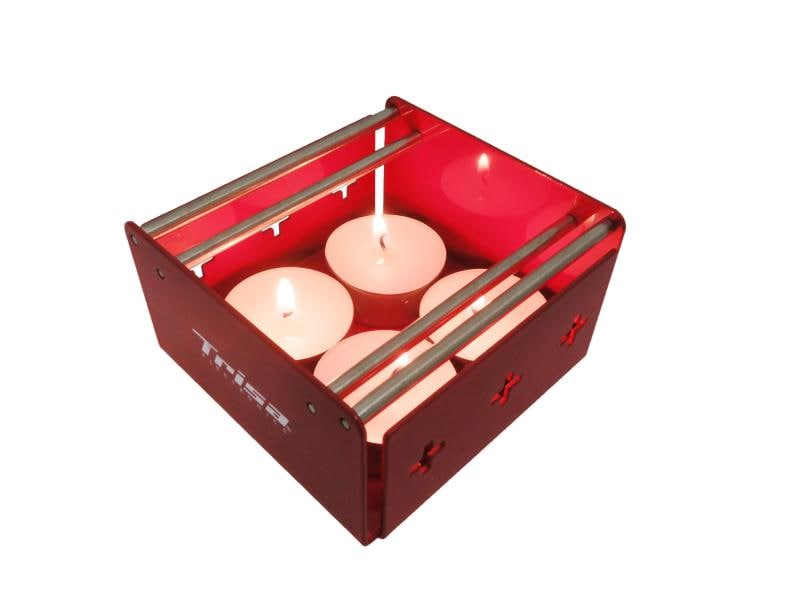 Trisa MyRaclette Rot Kerzen-Raclette, rot