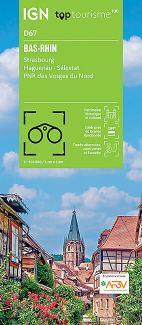 IGN - BAS-RHIN D67 TOP TOURISME 100 IGN