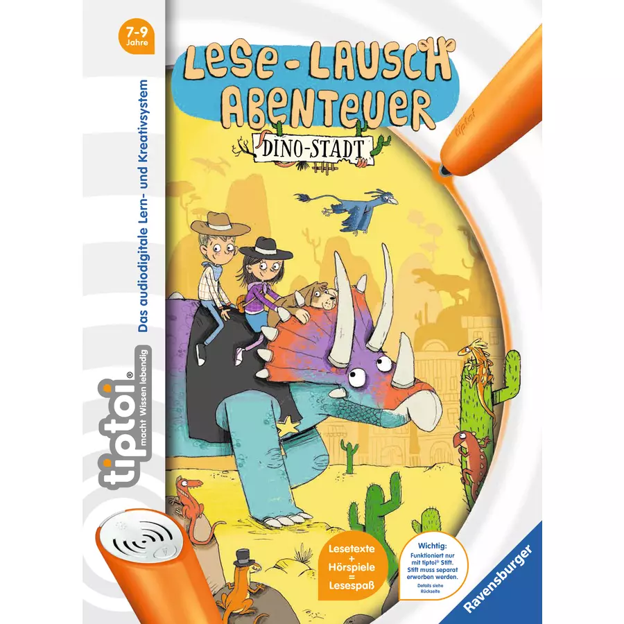 RAVENSBURGER tiptoi® Lese-Lausch-Abenteuer: Dino-Stadt