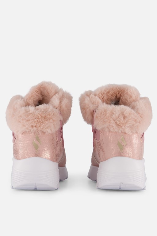 Skechers Uno Lite Comfurt Collar Veterboots roze