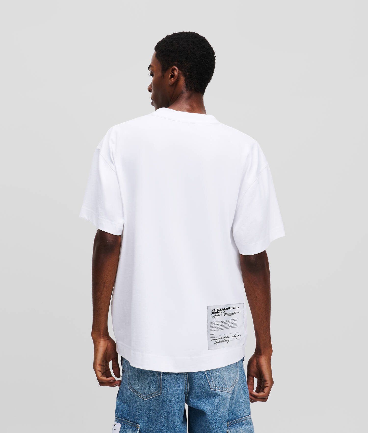 T-SHIRT IMPRIMÉ KLJ X ATELIER RESERVÉ - Blanc