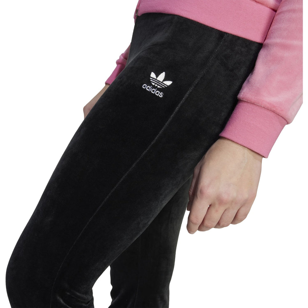 Køb adidas Originals Black/White Velour Bukser