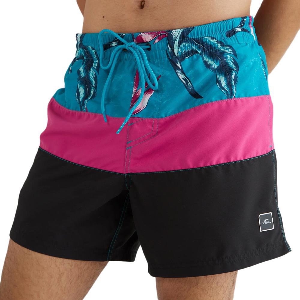 O'Neill Maillot de bain Turquoise/Rose/Noir Homme O'Neill Frame